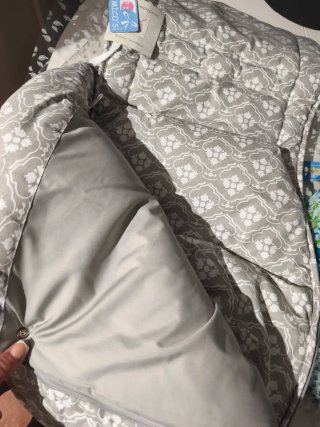Saquito para silla de bebé gris