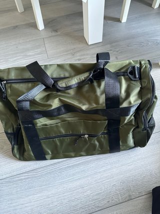 Mochila The North Face Verde Negra Nueva