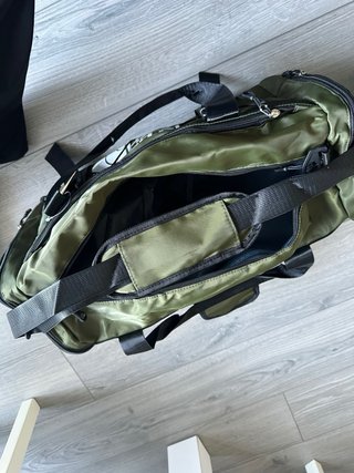 Mochila The North Face Verde Negra Nueva