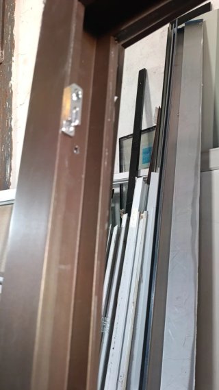 Puerta PVC Bronce Kömmerling