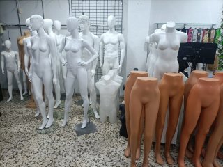 Lote maniquíes mujer  hombre e infantil