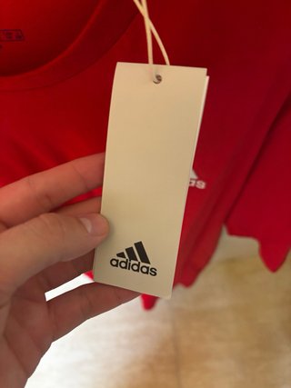 Camiseta Adidas Talla L Roja