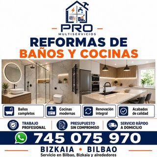 Albañilería general y reformas en Bilbao