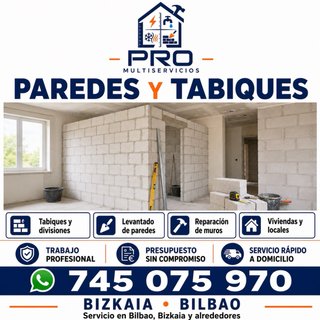 Albañilería general y reformas en Bilbao