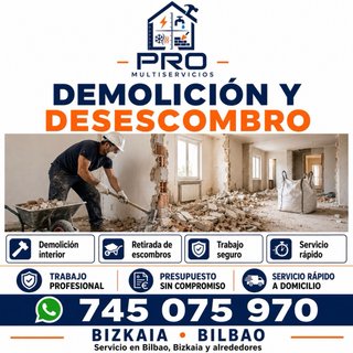 Albañilería general y reformas en Bilbao