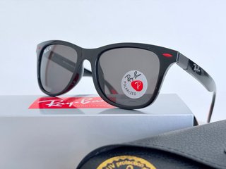 Gafas de Sol Ray-Ban Polarizadas Negras Rojas