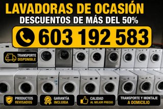 Lavadoras seminueva desde 149e