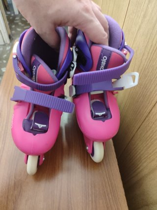 patines en línea para niñas pequeñas (talla 26/28)