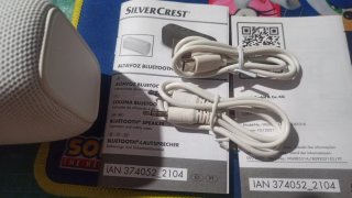 Altavoz Bluetooth SilverCrest Blanco