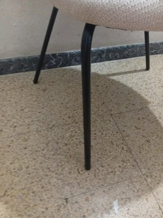 Silla de comedor beige