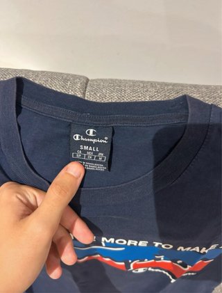 Camiseta Champion Azul Hombre Talla M