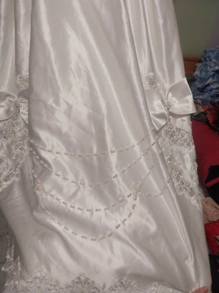 Vestido de Novia Blanco con Pedrería