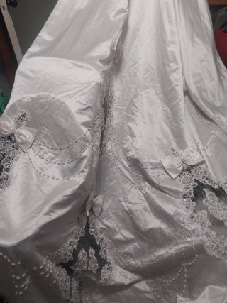 Vestido de Novia Blanco con Pedrería