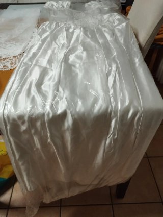 Vestido de Novia Nuptial Blanco Hecho en Francia