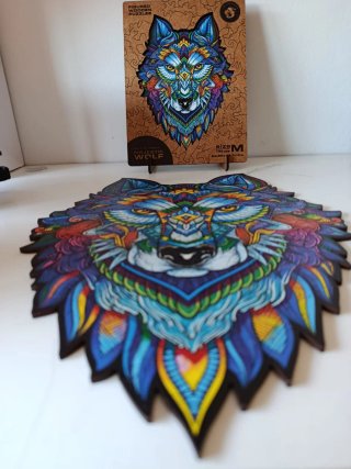 Rompecabezas UNIDRAGON Lobo Mandala