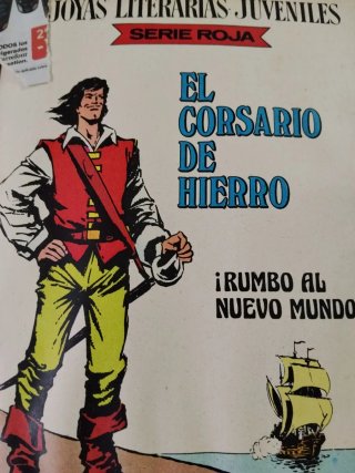 Tomo 2 de varios tebeos de El  Corsario de hierro.
