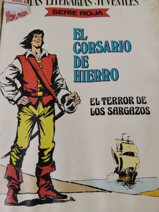 Tomo 2 de varios tebeos de El  Corsario de hierro.
