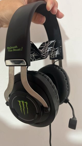 Cascos Gaming Monster Energy Nuevos
