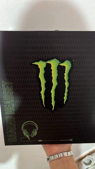 Cascos Gaming Monster Energy Nuevos