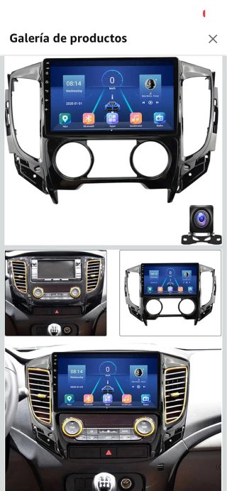 Pantalla 9” Mitsubishi L200 MT AT 2015-2019