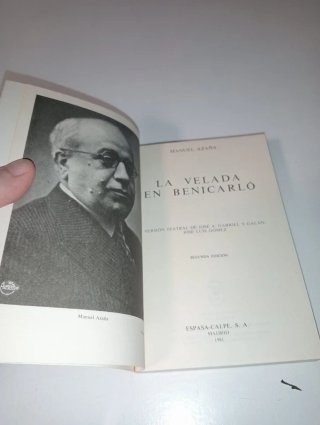La velada en Benicarló - Manuel Azaña