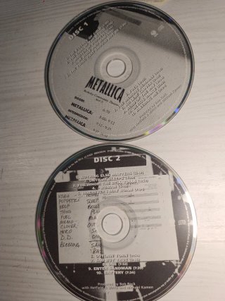 CDs de Metallica originales.