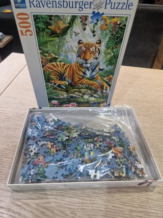 Puzzle Ravensburger 500 Piezas Tigre en la selva