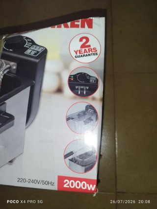 Freidora Telefunken 3L 2000W