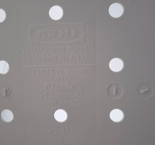 Scaffale portaoggetti Ikea bianco