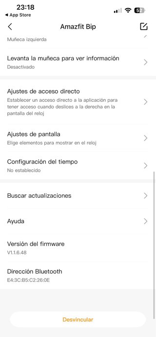 Reloj Inteligente Amazfit xiaomi Negro