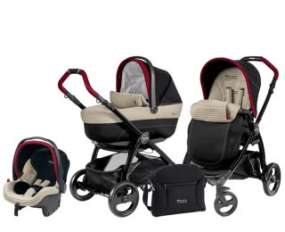 Conjunto 3 piezas carrito Bebé Peg Perego Fiat 500