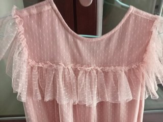 Vestido niña rosa tul