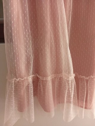 Vestido niña rosa tul