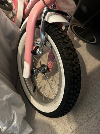 Bicicleta infantil rosa 14”