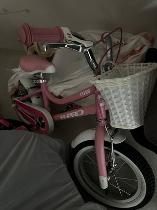 Bicicleta infantil rosa 14”
