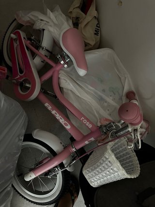 Bicicleta infantil rosa 14”