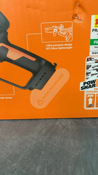 Mini Motosierra Worx WG325E.9 Brushless