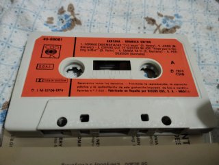 Santana Grandes Exitos Cassette CBS 1974