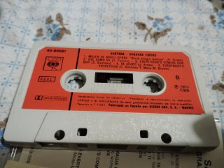 Santana Grandes Exitos Cassette CBS 1974