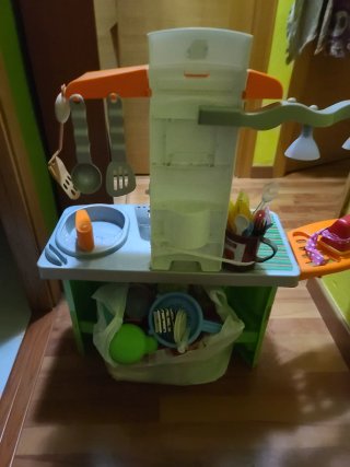 Cocina de juguete con accesorios