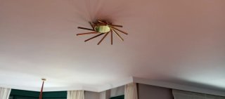 Lámpara de techo con luz