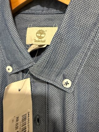Camisa Timberland azul talla S