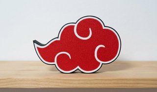 Logo Nube de Akatsuki 3D