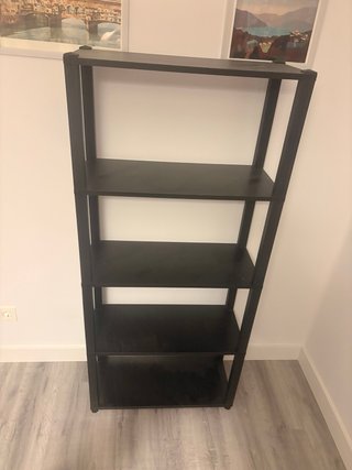 Estantería librería negra