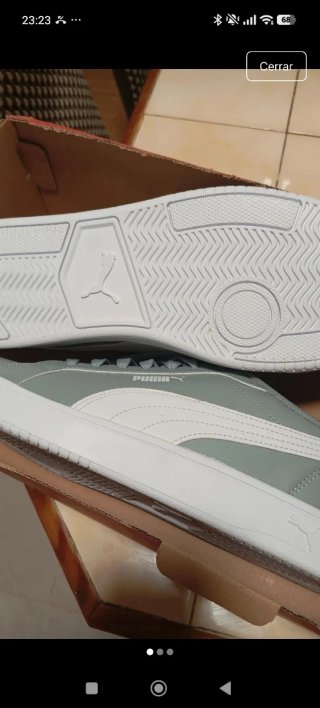 Zapatillas Puma Talla 45 Gris y Blanco
