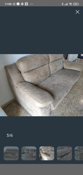 Urge vender! Sofá de 3 plazas beige