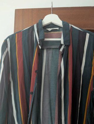 Camisa Bershka Rayas Talla M (talla como una S)