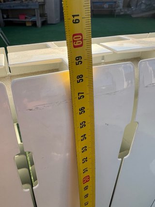 Radiador eléctrico blanco metálico