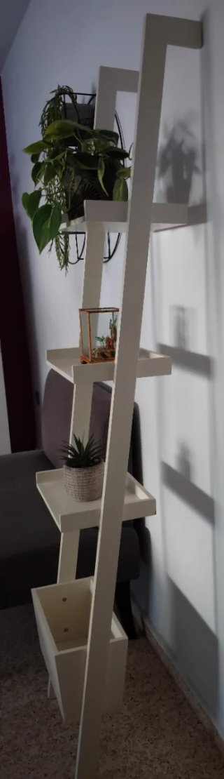 Estantería Escalera Blanca 1'80 cm