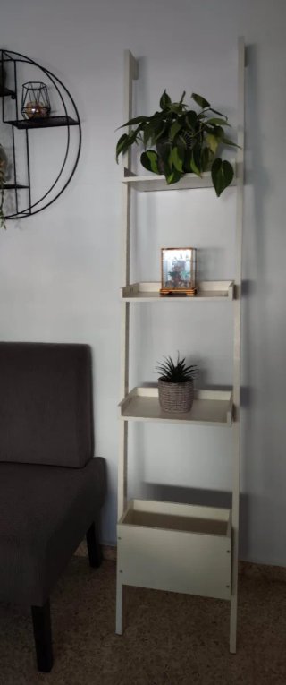 Estantería Escalera Blanca 1'80 cm